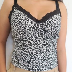 Cheetah print top